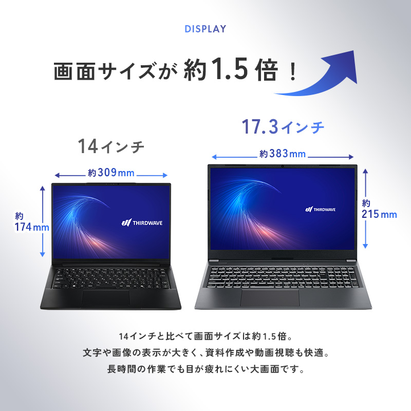 THIRDWAVE DX-17RP5A 通販限定モデル（DX-17RP5A）24604｜ドスパラ